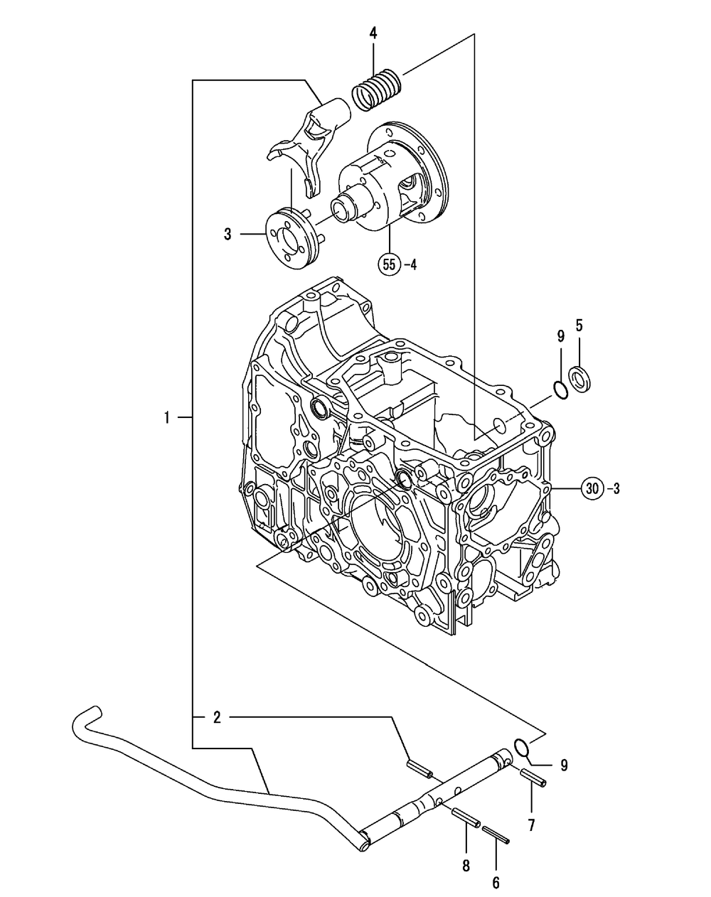 Differential Lock Diagram and Parts List for SX3100 54ALB4S727-54ALB4SW727-54ALB4SX727-54ALB4SY727-54ALB4SZ727-54AMB4S727-54AMB4SW727-54AMB4SX727-54AMB4SY727-54AMB4SZ727 Cub Cadet Lawn Tractor